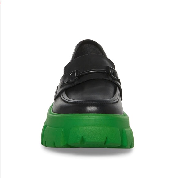 Steve Madden Trifecta Green Multi Loafer - Picture 3 of 8